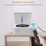 Audio Speakers: CD Player with Wireless Speaker & FM Radio