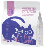 Cat Litter: Purr Haven Green Tea Cat Litter | 1 Carton | 6 Packs Per Carton | 2.5kg Per Pack