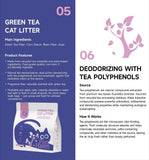 Purr Haven Green Tea Cat Litter | 3 Packs | 2.5 kg Per Pack