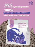Purr Haven Green Tea Cat Litter | 3 Packs | 2.5 kg Per Pack