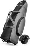 Golf Accessories: OutdoorMaster Padded Golf Club Travel Bag with Wheels, 900D Heavy Duty Oxford Waterproof -Alligators-Gray