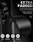 Golf Accessories: OutdoorMaster Padded Golf Club Travel Bag with Wheels, 900D Heavy Duty Oxford Waterproof -Alligators-Gray