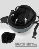OutdoorMaster Kelvin Ski Helmet - with ASTM Certified Safety, 9 Options - for Men, Women & Youth-Grey,Medium