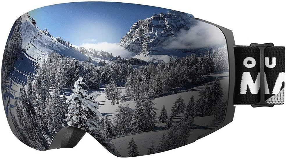 OutdoorMaster Ski Goggles PRO - Frameless, Interchangeable Lens 100% UV400 Protection Snow Goggles for Men & Women-01 VLT 10ï¼…-OM-2