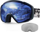 Skiing & Accessories: OutdoorMaster Ski Goggles with Cover Snowboard Snow Goggles OTG Anti-Fog -100% UV Protection-OM-18