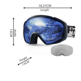 Skiing & Accessories: OutdoorMaster Ski Goggles with Cover Snowboard Snow Goggles OTG Anti-Fog -100% UV Protection-OM-18