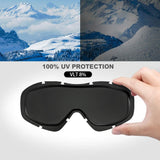 Skiing & Accessories: OutdoorMaster OTG Ski Goggles - Over Glasses Ski/Snowboard Goggles for Men, Women & Youth - 100% UV Protection-OM-5