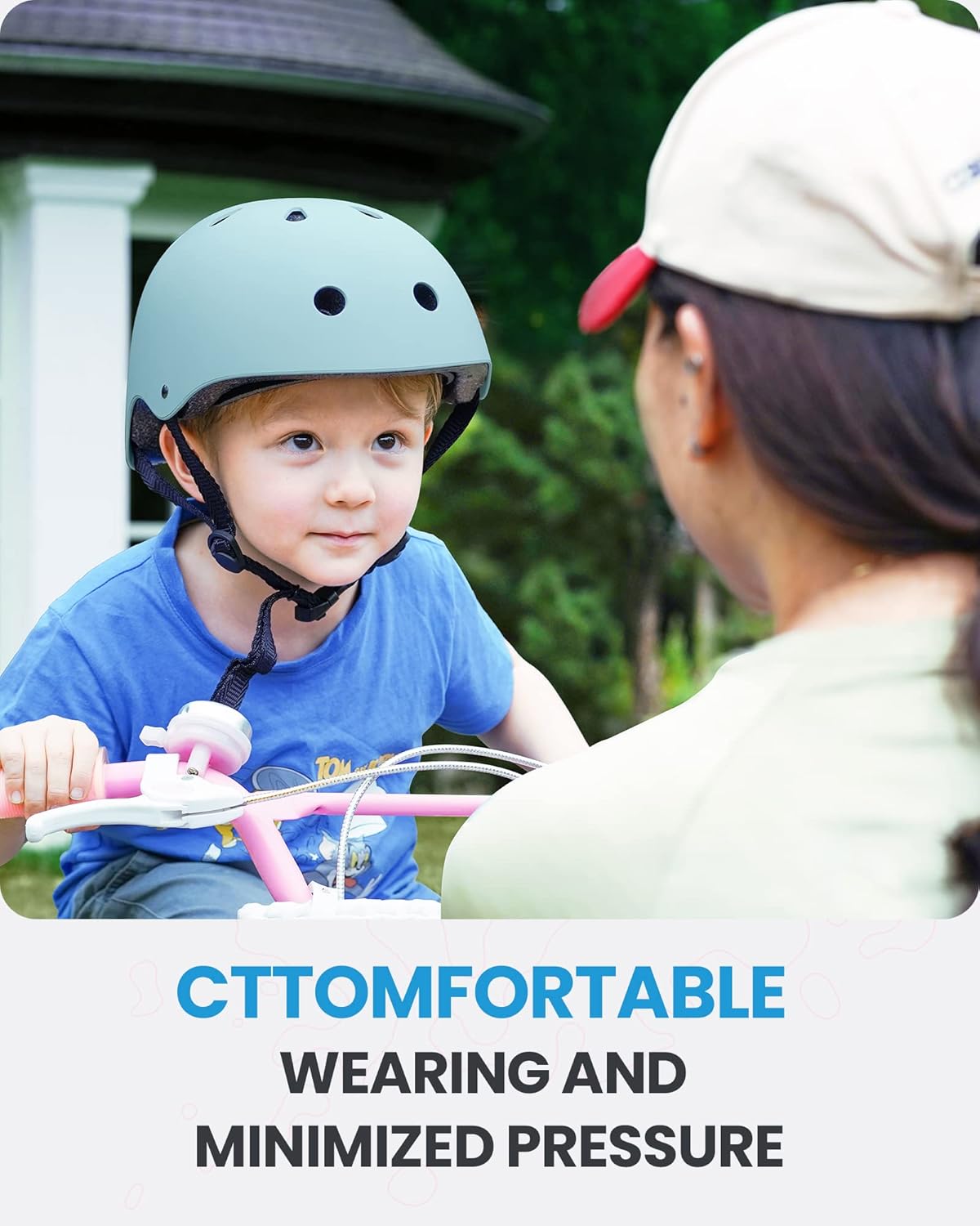 OutdoorMaster Youth & Kids Bike Helmet - Adjustable Multi-Sports Skateboard Helmet with Removable Liners for Balance Bike, Toddler Scooter, One Wheel Hoverboard-Mint Green-Small
