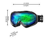 Skiing & Accessories: OutdoorMaster OTG Ski Goggles - Over Glasses Ski/Snowboard Goggles for Men, Women & Youth - 100% UV Protection-OM-5
