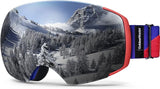 Skiing & Accessories: OutdoorMaster Ski Goggles PRO - Frameless, Interchangeable Lens 100% UV400 Protection Snow Goggles for Men & Women-OM-2