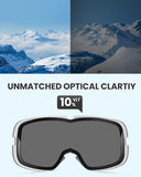 Skiing & Accessories: OutdoorMaster Owl Ski Goggles OTG, Snow Snowboard Goggles for Men Women Youth, Anti-Fog, 100% UV Protection-OM-72