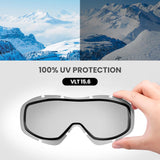 Skiing & Accessories: OutdoorMaster OTG Ski Goggles - Over Glasses Ski/Snowboard Goggles for Men, Women & Youth - 100% UV Protection-OM-5