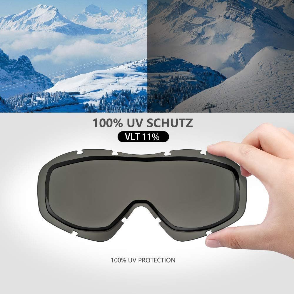 OutdoorMaster OTG Ski Goggles - Over Glasses Ski/Snowboard Goggles for Men, Women & Youth - 100% UV Protection-01VLT 10ï¼…-OM-5