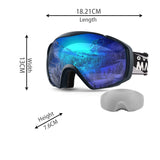 Skiing & Accessories: OutdoorMaster Ski Goggles with Cover Snowboard Snow Goggles OTG Anti-Fog -100% UV Protection-OM-18