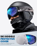 Skiing & Accessories: OutdoorMaster Ski Goggles with Cover Snowboard Snow Goggles OTG Anti-Fog -100% UV Protection-OM-18