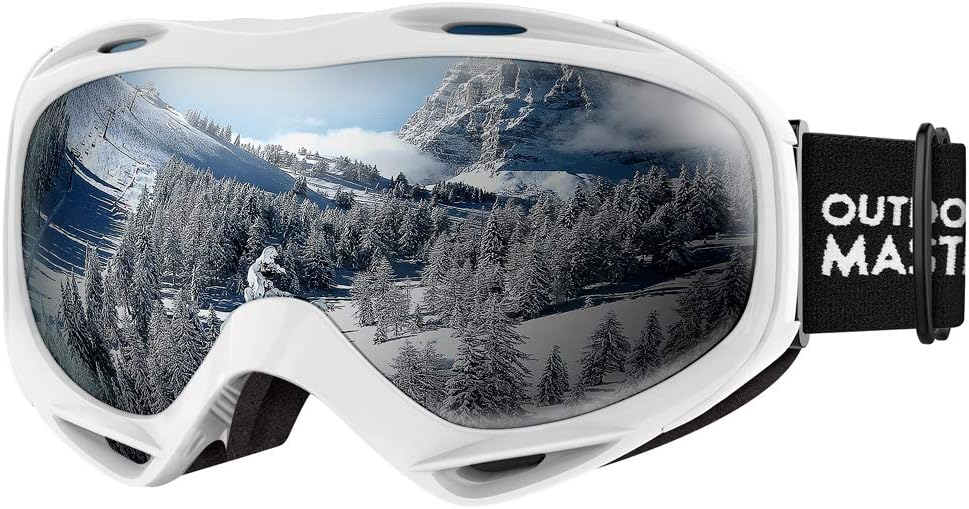 Skiing & Accessories: OutdoorMaster OTG Ski Goggles - Over Glasses Ski/Snowboard Goggles for Men, Women & Youth - 100% UV Protection--OM-5