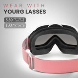 Skiing & Accessories: OutdoorMaster OTG Ski Goggles - Over Glasses Ski/Snowboard Goggles for Men, Women & Youth - 100% UV Protection-OM-5