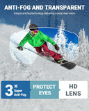 Skiing & Accessories: OutdoorMaster Ski Goggles with Cover Snowboard Snow Goggles OTG Anti-Fog -100% UV Protection-OM-18