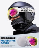 Skiing & Accessories: OutdoorMaster Ski Goggles with Cover Snowboard Snow Goggles OTG Anti-Fog -100% UV Protection-OM-18