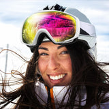 Skiing & Accessories: OutdoorMaster Ski Goggles with Cover Snowboard Snow Goggles OTG Anti-Fog -100% UV Protection-OM-18