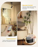 Picture Light for Wall, Battery Operated Art Light for Paintings CCT Dimmable Recharging Gallery Battery Wall Light with Remote Control for Living Room Gallery Dartboard Art Bathroom 2PCS
