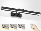 Wall Lights: Picture Light Battery Operated, 16in Wireless Art Light for Paintings Color Temperature Adjustable Dimmable Battery Picture Light with Remote Control for Gallery Dartboard Art Bedroom Bathroom