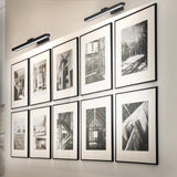 Wall Lights: Picture Light Battery Operated, 16in Wireless Art Light for Paintings Color Temperature Adjustable Dimmable Battery Picture Light with Remote Control for Gallery Dartboard Art Bedroom Bathroom