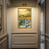 Wall Lights: Picture Lights for Wall, Battery Operated Picture Light 16in Gallery Light for Paintings CCT Dimmable Gold