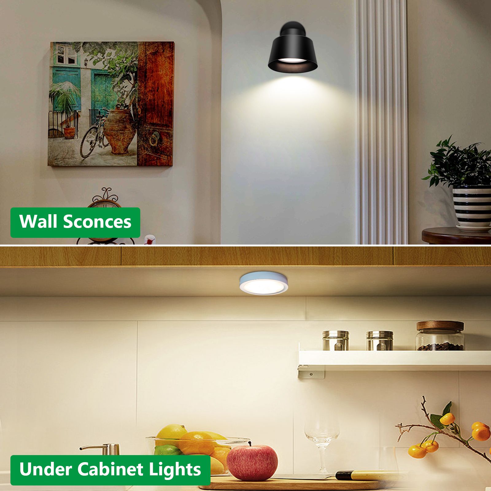 AIBOO Art Display Light, Picture Light Rechargeable Black, Color Changing & Dimmable with Remote LED Rotatable Wall Light for Pictures, Paintings, Portraits, Artworks