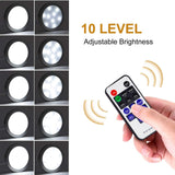 Wall Lights: Dimmable & Timing Under Counter Lights Kitchen with Wireless RF Remote,Ultra-Thin 240V LED Cabinet Lights,12W Shelf Lights，4 Lights,Daylight White