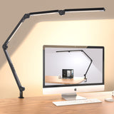 Table Lamps: LED Desk Lamp,Foldable Table Lamp for Computer and Desktop,Flexible Clamp on Desk Lamps,Black Portable Desk Lamp for Home Office Reading,Working,Computer Desk,Study Lamp for Kids