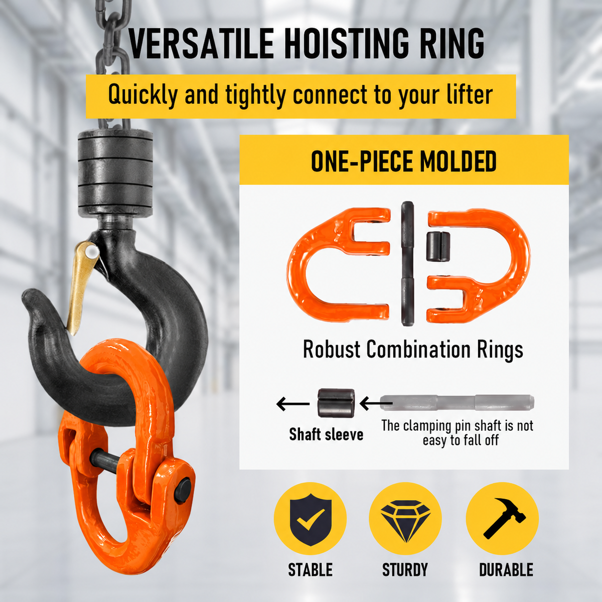 1.12T Sling Hook & Hammerlock, Orange