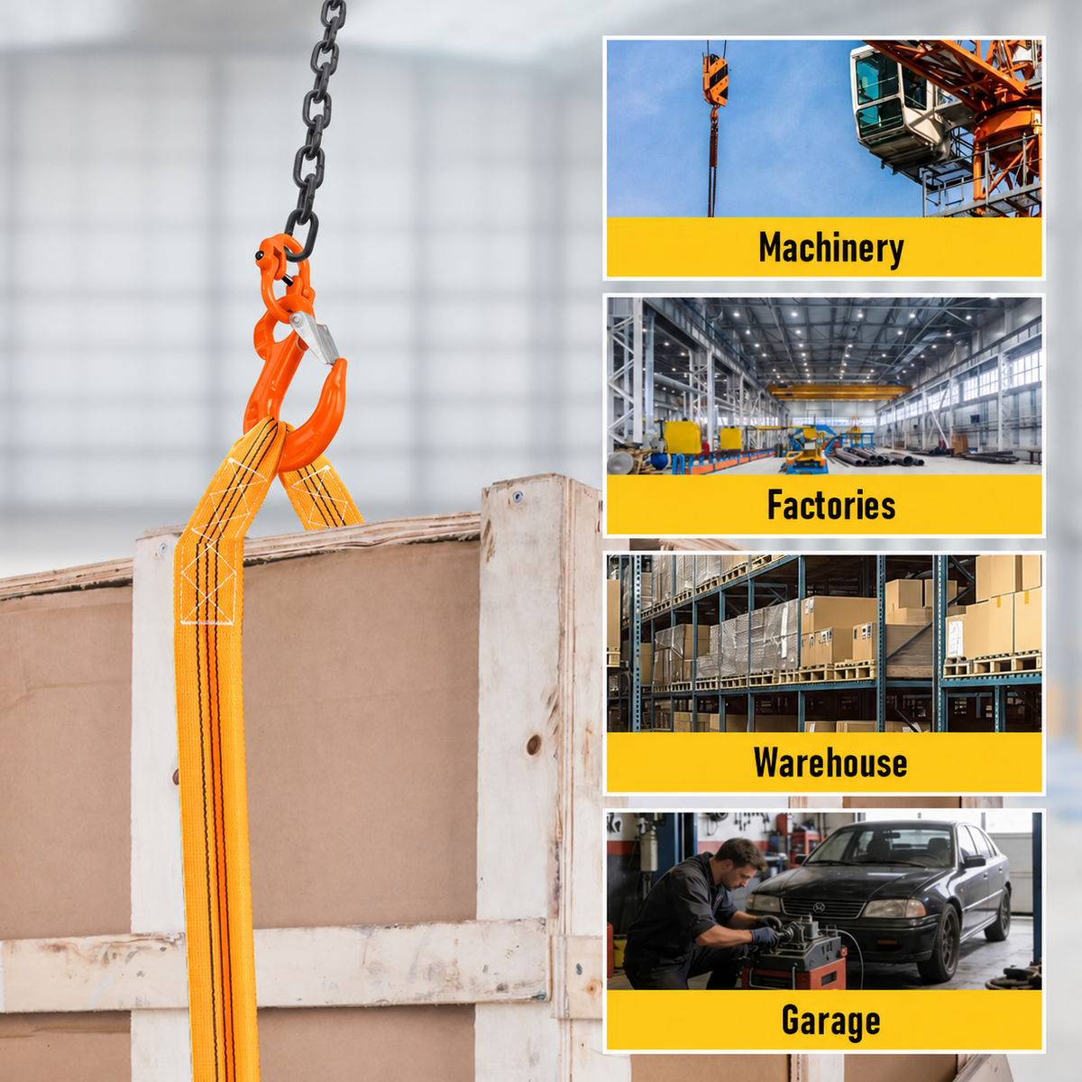 1.12T Sling Hook & Hammerlock, Orange