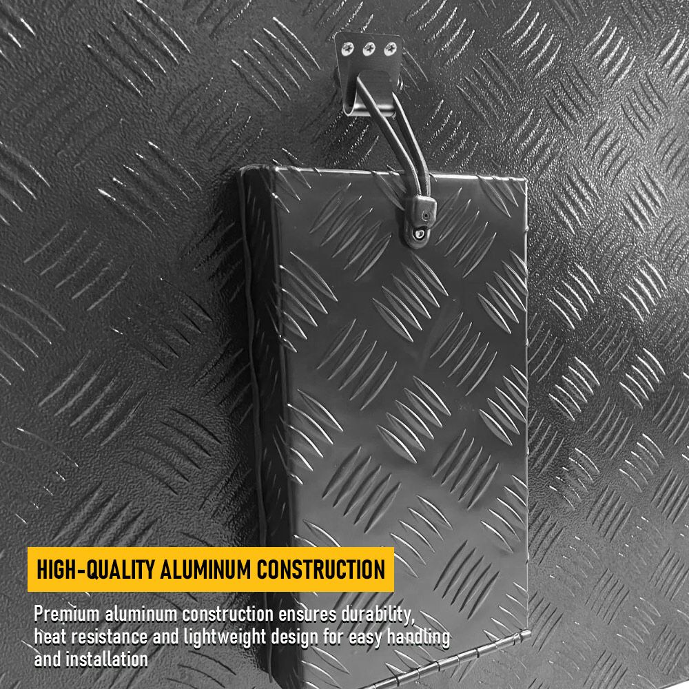 RV Truma Cowl Cover Silver Checker Aluminum Universal Flue Vent Truma Hotwater AU