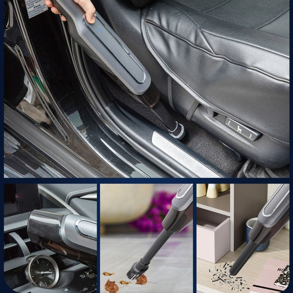 Portable Vacuum 4000mAh Rechargeable Home Car Wet Dry Handheld Cordless Cleaner