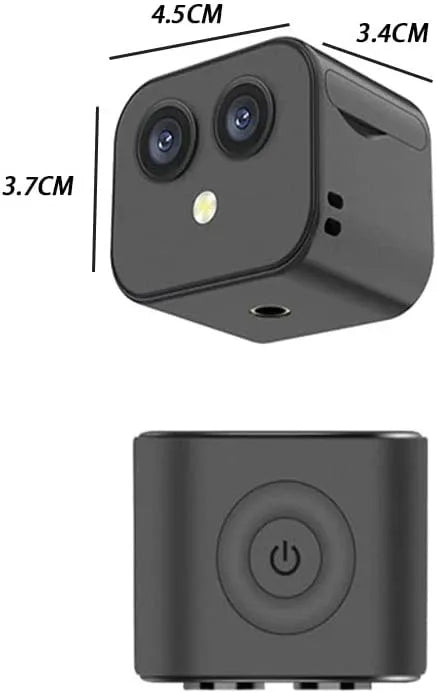 HD Mini 4K Wireless Camera WiFi Dual Lens Night Vision Magnetic Security