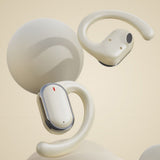 Bluetooth 5.3 Wireless Earbuds Deep Bass Over Ear - White