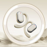 Bluetooth 5.3 Wireless Earbuds Deep Bass Over Ear - White