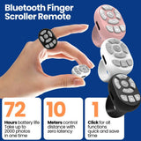 Scrolling Ring Remote Page Turner Wireless Finger Scroller Camera Video Record-Black