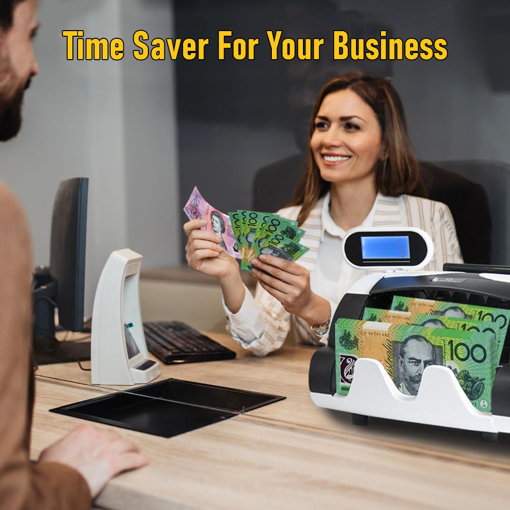 Money Counter Machine with UV, Bill Counter Suitable for AUD Dollars