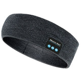 Headset Bluetooth 5.0 Wireless Stereo Earbud Headphone Sports Headband w/Mic-Black