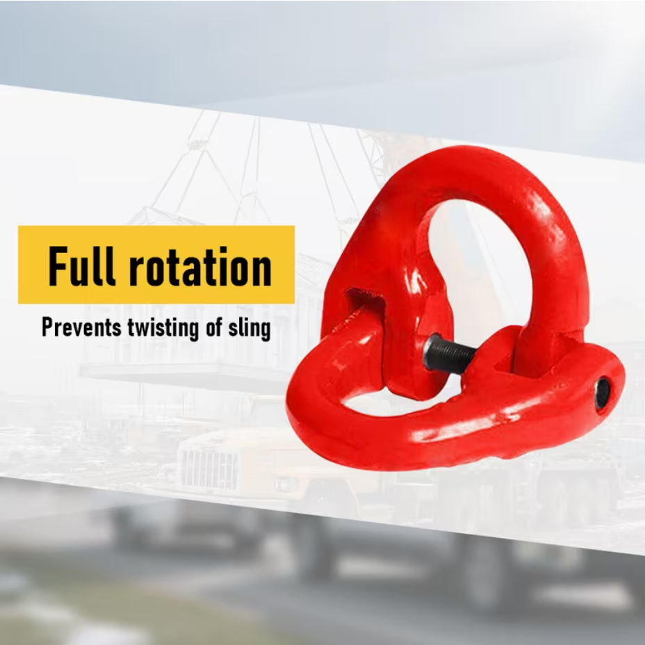 2SET 1.12T Sling Hook Heavy Duty Hammerlock/Slip Hook Kit With Swivel Winch & Safety Latch-Red