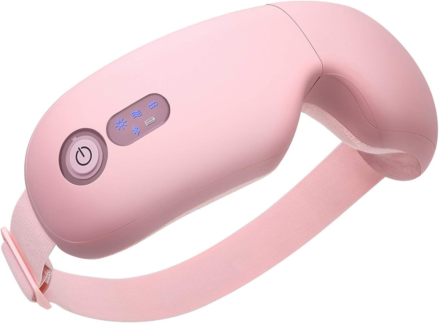 Eye Massager with Heat, Vibration and Warm Compress, Smart Sleeping Eyes Mask with Bluetooth Can Connect with Phone for Music,Gift for Mother's Day
