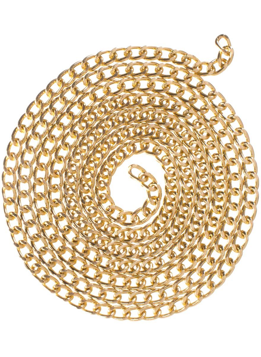 Long Gold Open End Single Strand Costume Chain
