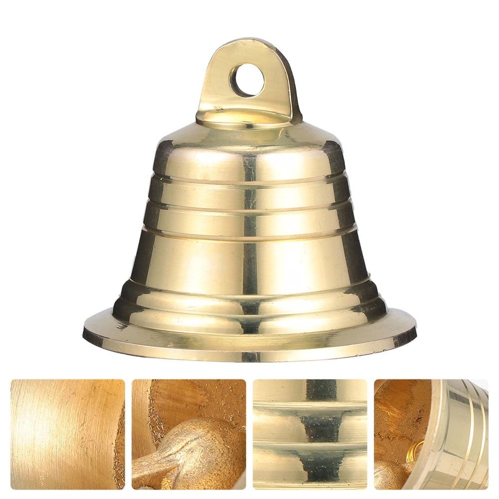 Golden Brass Bell Christmas Jingle Bell for Decoration and DIY