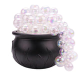 1 pc purple bubble, Witch Jar candy jar, Witch bucket black plastic, retro party table decoration
