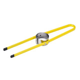 1 pc Household stainless steel peeler, plane knife, threshing and stripping device, creative kitchen tools (yellow)