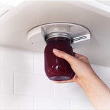 1 pc Jar Opener Round can opener Kitchen cabinet bottom lid can opener table bottom can opener