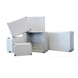 B&R Enclosure Modular w/Opaque Lid Non-Metallic Light Grey IP55 Noryl Thermoplastic Opaque 110 Wx112 Dx110 H mm | PJ111111