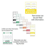 Managed Marketing & Sales SL Series Test Tag Heavy Duty Self Laminating All States Except NSW March To May Green | SLG